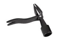 Qudinip Tenez-Vous Up Sauller, Outil de Désherbage en Alliage en Aluminium en Aluminium Portable avec 4 Griffes sans Glissement, pour Le Retrait Facile des Mauvaises Herbes sans Se