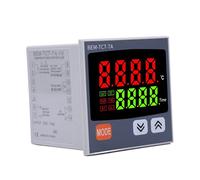 Qudinip Thermostat à Affichage Numérique, Régulateur de Température Multifonctionnel de Type K pour Machine à Presse à Chaud 100-240V 1 unité