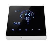 Qudinip Thermostat Intelligent Numérique Grand écran Tactile Programmable pour Le Chauffage Domestique 3500W AC 90-240V (sans Wi-FI)