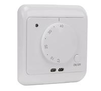 Qudinip Thermostat Mécanique Design élégant Contrôle de Chauffage électrique pour Usage Industriel Commercial ABS 1 unité