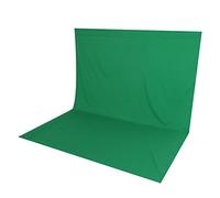 Qudinip Toile de Fond Verte pour Photographie, 1.5x2m, Tissu Non tissé Durable, Arrière-Plan de Studio pour Mariages et Nouveau-nés
