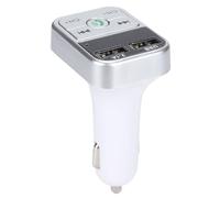 Qudinip Transmetteur FM Bluetooth pour Voiture avec Deux Ports USB et Appels Mains Libres pour, Connexion Stable, Son Clair, Compatible avec Les Appareils BT