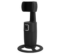 Qudinip Trépied de Suivi Automatique du Visage avec Support de Prise de Vue Intelligent à Rotation de 360 degrés pour Le Streaming en Direct et Le Vlogging (Noire)