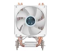 Qudinip Ventilateur de Refroidissement CPU pour Carte Mère 2011, Roulement Hydraulique Haute Performance, Refroidisseur D'air 3,5 Pouces avec éclairage coloré pour Joueurs 12VDC