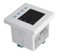 Qudinip Voltmètre Numérique Intelligent, Moniteur Précis de Consommation d'électricité triphasé pour L'automatisation des Sous-stations AC220V ABS Blanc