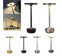 Qudkdhs Lampe Sans Fil Sherum, Yifare et Vueeze - Tactile Black+Silver