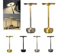 Qudkdhs Lampe Sans Fil Sherum, Yifare et Vueeze - Tactile Silver+Gold