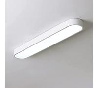 qudkdhs Plafonnier rectangulaire Moderne à encastrer pour Couloir, Design à Coins arrondis, éclairage de Plafond à LED pour îlot de Cuisine Nordique, pour entrepôt et Bureau, Blanc - 46 cm