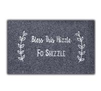 Que Dieu Bénisse Ce Hizzle Fo Shizzle Tapis De Bain Imperméable Paillasson Anti-Poussière Tapis De Porte pour Entrée Douche Couloir 40 X 60Cm