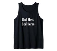 Que Dieu bénisse Dieu Damn Débardeur