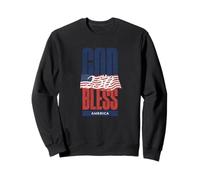 Que Dieu bénisse l'Amérique 250e Anniversaire de l'indépendance Sweatshirt