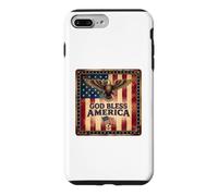 Que Dieu bénisse l'Amérique à l'américaine Coque pour iPhone 7 Plus/8 Plus