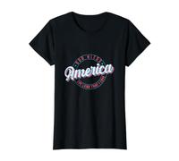 Que Dieu bénisse l'Amérique, la Terre Que J'aime T-Shirt Graphique avec Valeur