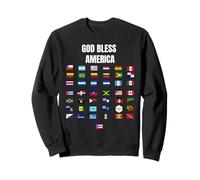 Que Dieu bénisse l'Amérique Sweatshirt