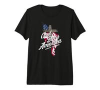 Que Dieu bénisse l'Amérique, Terre des Braves T-Shirt Haut de Gamme