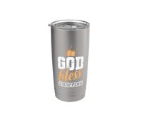 Que Dieu bénisse le shopping Gobelet isotherme en acier inoxydable double paroi