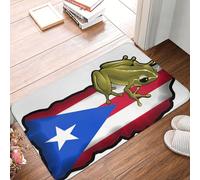 Que Dieu Bénisse Porto Rico Paillasson Intérieur Durable Paillasson D'Entree Doux Tapis De Douche pour Couloir Baignoire Porte 40X60Cm