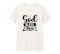 Que Dieu Te bénisse T-Shirt Haut de Gamme
