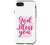 Que Dieu Vous bénisse, chrétien inspirant Coque pour iPhone SE (2020) / 7/8