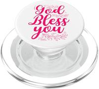 Que Dieu Vous bénisse, chrétien inspirant PopSockets PopGrip pour MagSafe