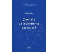 Que faire de la différence des sexes ?