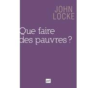 Que Faire Des Pauvres ?
