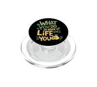 Que Faire Quand la Vie Vous Offre Une Citation motivante PopSockets PopGrip pour MagSafe