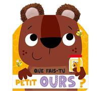Collectif – Que fais-tu petit ours ? – Album éveil dès la naissance – Cartonné