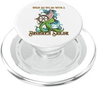 Que Faisons-Nous avec Un Marin Ivre Sea Shanties Mermaid PopSockets PopGrip pour MagSafe