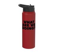 Que faisons-nous ? Stainless Steel Insulated Water Bottle