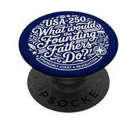 Que feraient Les pères fondateurs ? PopSockets PopGrip Adhésif