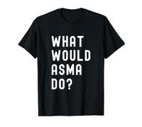 Que Ferait Asma? T-Shirt Graphique avec Valeur, Homme, Noir, L