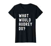 Que Ferait Audrey? T-Shirt Graphique avec Valeur