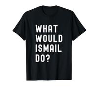 Que Ferait Ismail? T-Shirt Graphique avec Valeur, Homme, Noir, XL