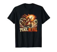Que la Paix Soit Tranquille, Jésus Calme la tempête | Foi chrétienne T-Shirt