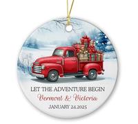 Que L'Aventure Commence Pendentif De Noël Drôle Décoration De Noël A Suspendre Mignon Ornement Suspendu pour Festival Jardin Mariage