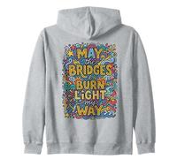 Que Les ponts Que Je brûle éclairent Mon Chemin Doodle Art Sweat à Capuche