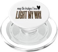 Que Les ponts Que Je brûle illuminent Mon Chemin, Art léopard PopSockets PopGrip pour MagSafe