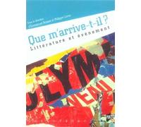Que m arrive t il. litterature et evenement Littérature et événement - Philippe Corno - Presses Universitaires Rennes - broché - Etude