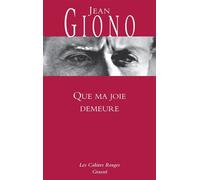 Que ma joie demeure - Jean Giono - Grasset - Livre