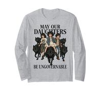 Que nos Filles soient des Femmes-Loups féministes Manche Longue