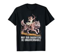 Que nos Filles soient ingouvernables, Papa féministe, Maman Loup T-Shirt