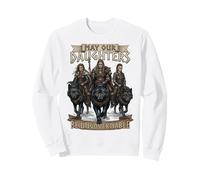 Que nos Filles soient Une Maman féministe Viking Sweatshirt