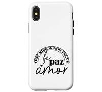 Que nunca nos Falte Fé, Paz, Amor Coque pour iPhone X/XS
