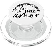 Que nunca nos Falte Fé, Paz, Amor PopSockets PopGrip pour MagSafe