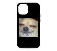 ¿Qué pasa? Drôle Chihuahua Chien Flou Espagnol Meme Coque pour iPhone 12/12 Pro
