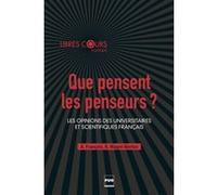 Que pensent les penseurs Abel François (Auteur)