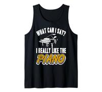 Que Puis-Je Dire J Aime Le Piano Humour Débardeur