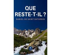 Que reste-t-il ? - Daniel De Saint Saturnin - Le Lys Bleu - broché - Témoignage