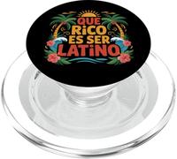 Que Rico ES Ser Latino Proud Culture Hispanique Citation PopSockets PopGrip pour MagSafe